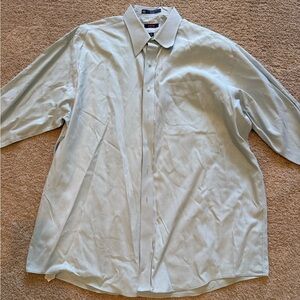 Overton Dress Pale Green Button Down Shirt with Long Sleeves